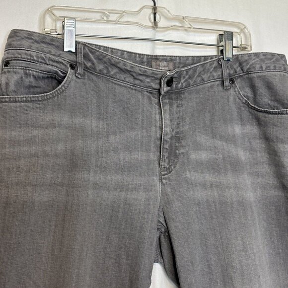 J Jill Jeans Women's Sz 16 Gray Stretch Leg Fit Slim 5 Pocket - Picture 2 of 9